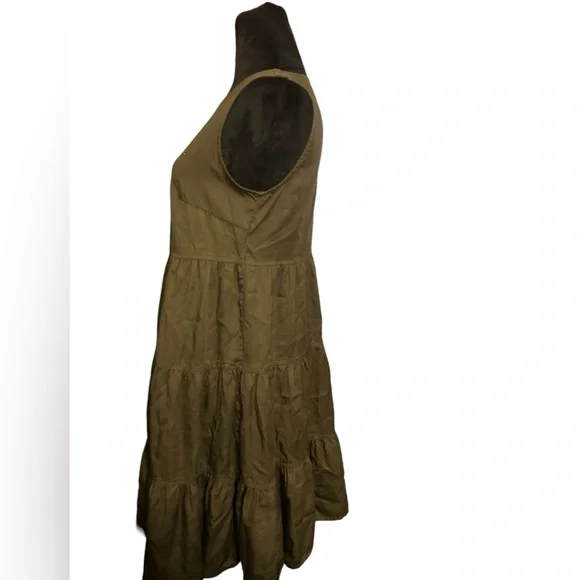 Tommy Hilfiger Olive Green Dress in size 4. In great gently used condition. - Picture 2 of 4